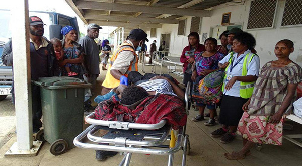 Earthquake victims